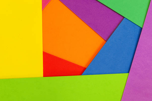 istock Colorful geometric background design 1185437460