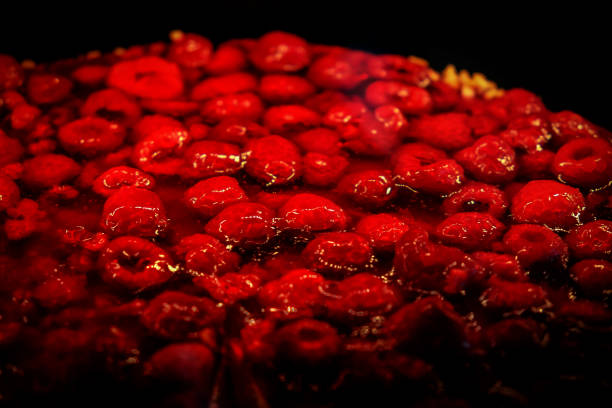 Raspberry jelly cheesecake