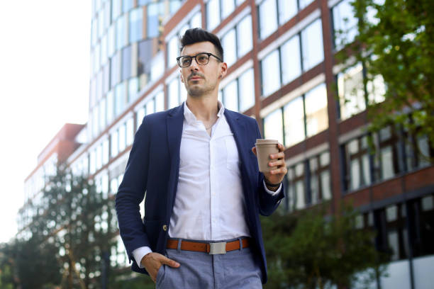 istock Businessman on a coffee break 1185439364
