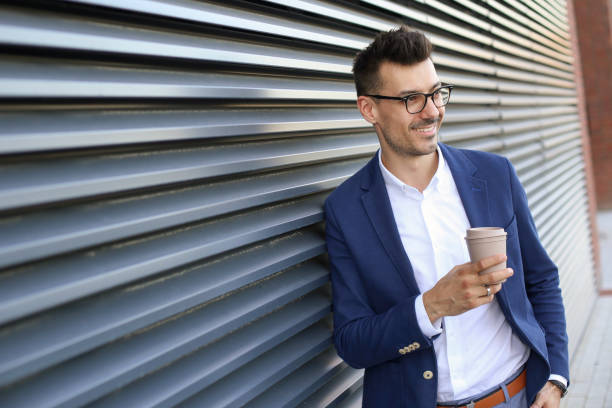 istock Businessman on a coffee break 1185439988
