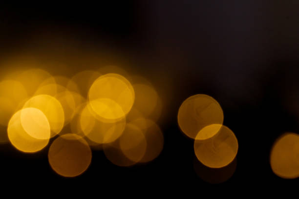 istock Abstract dark Christmas background with bokeh 1185443902