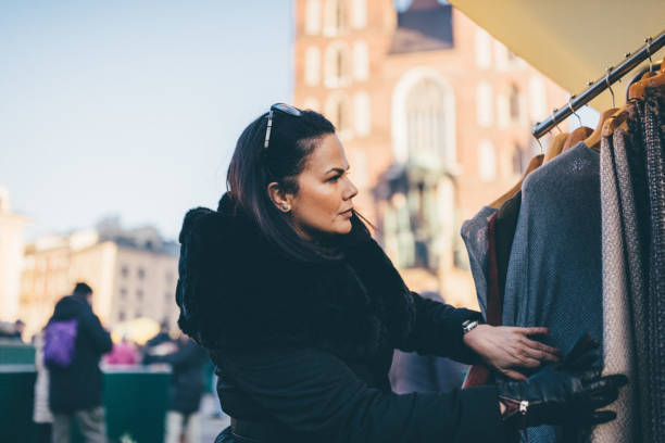 istock Woman shopping for Christmas 1185455007