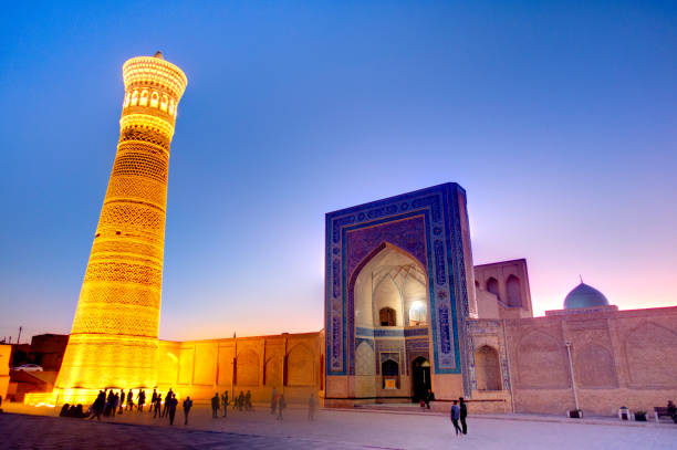 istock Po-i-Kalyan at dusk, Bukhara 1185456054