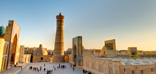 istock Po-i-Kalyan at dusk, Bukhara 1185456062