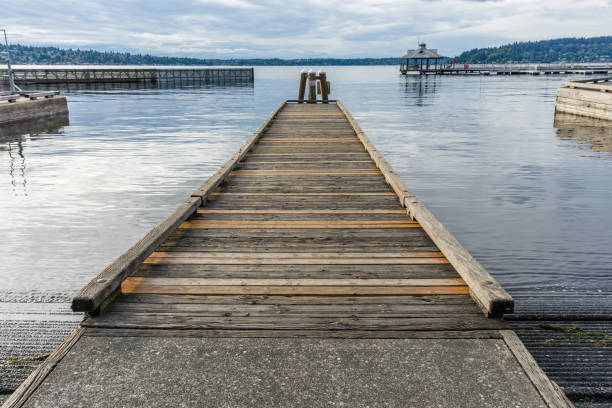 istock Wooden Pier At Park 1185460195