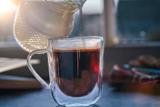 istock Preparing Fresh Coffee in Domestic Kitchen 1185465769