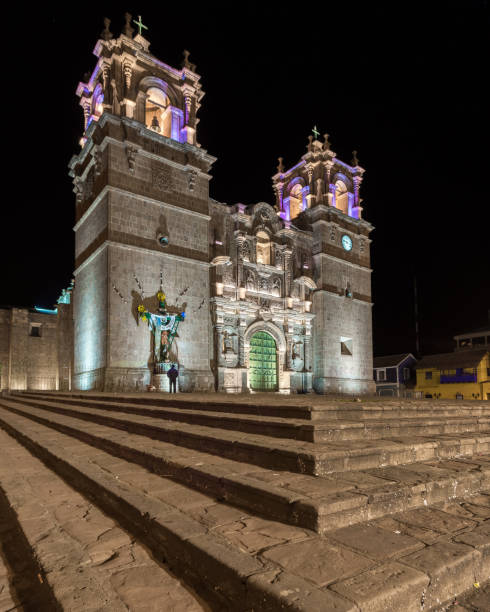 istock Cathedral of Puno in Peru 1185478692
