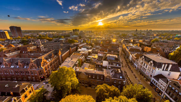 istock Skyline of historic Groningen city 1185482090