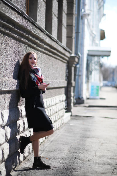 istock Girl on a walk in sunny weather 1185487745