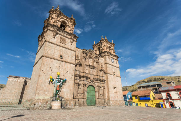 istock Cathedral of Puno in Peru 1185490903