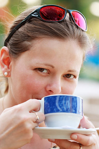 istock Woman with cup of coffee 118549529