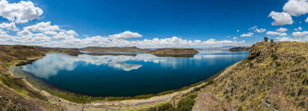 istock Umayo lake in Puno, Peru 1185495879