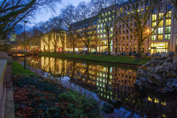 istock Shadtgraben - channel along Konigsallee. 1185498271