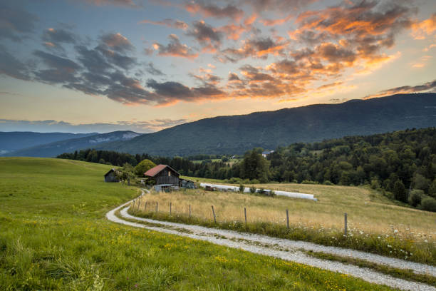 istock Mountain landscape in French Alps 1185500304
