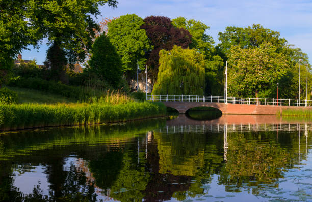 istock Canal Scene in Alkmaar, Netherlands 1185500386