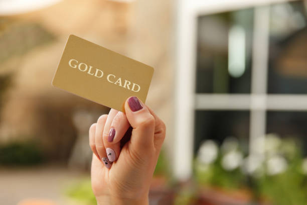 istock Female hands holding credit card 1185500784