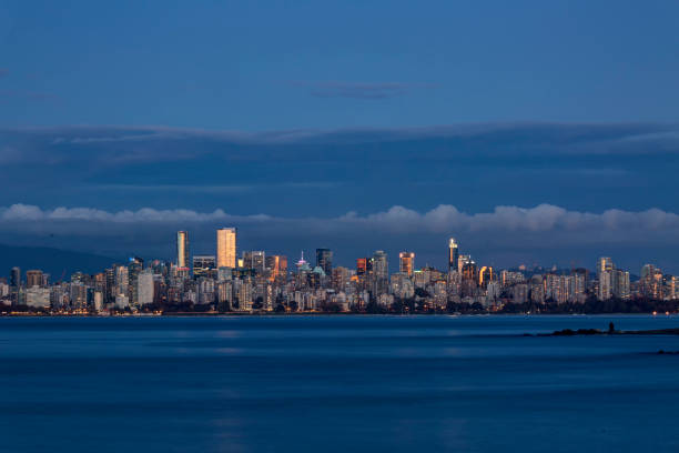 istock downtown Vancouver at blue hour, British Columbia, Canada 1185501745