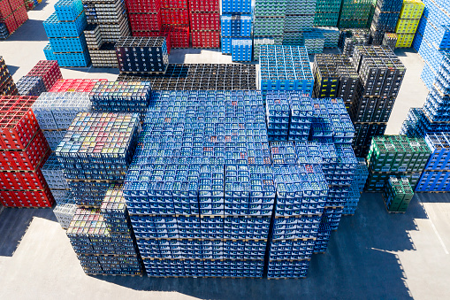 Bottling plant and distribution warehouse of various drinks.