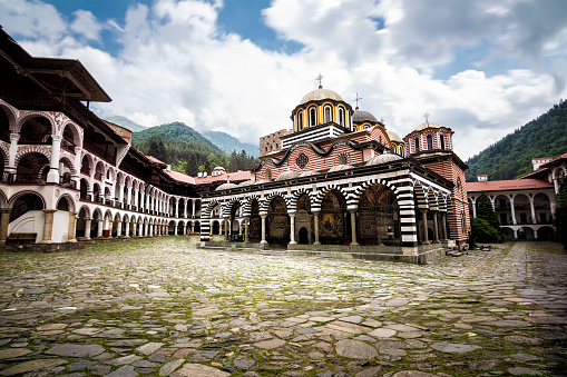 Rila Monastery, one of the main tourist destinations and UNESCO site in Bulgaria