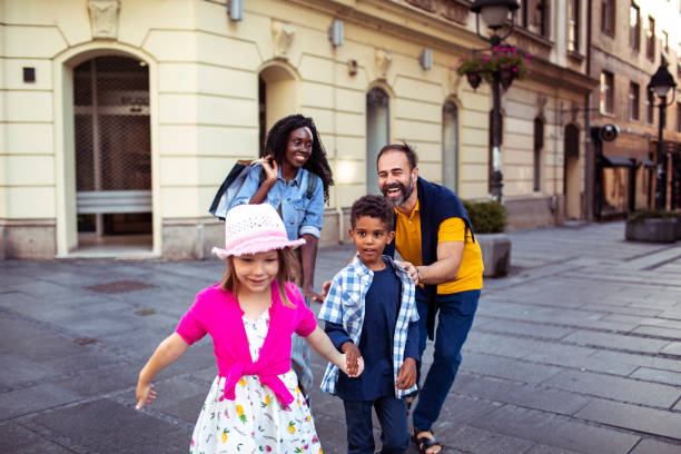 istock Family out Shopping 1185505712