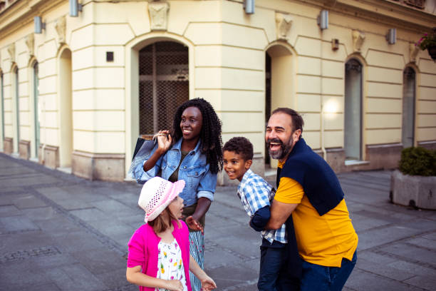 istock Family out Shopping 1185505811