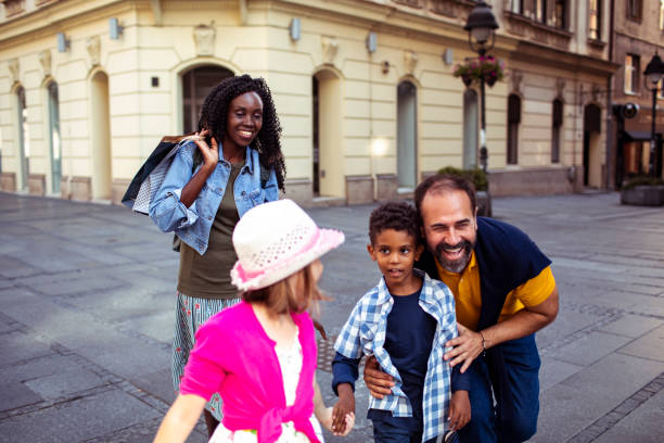 istock Family out Shopping 1185506897