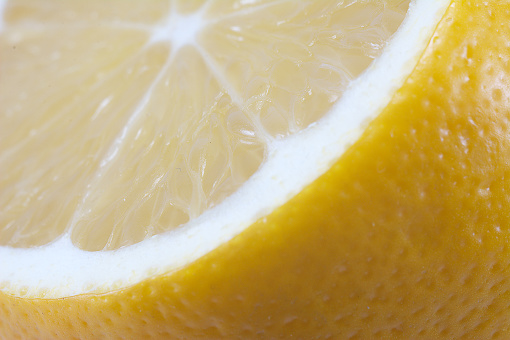 background lemon close-up macro, full