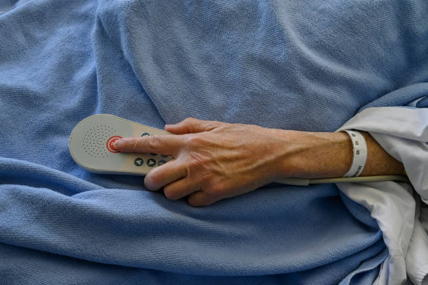 Nurse call system components in a healthcare setting