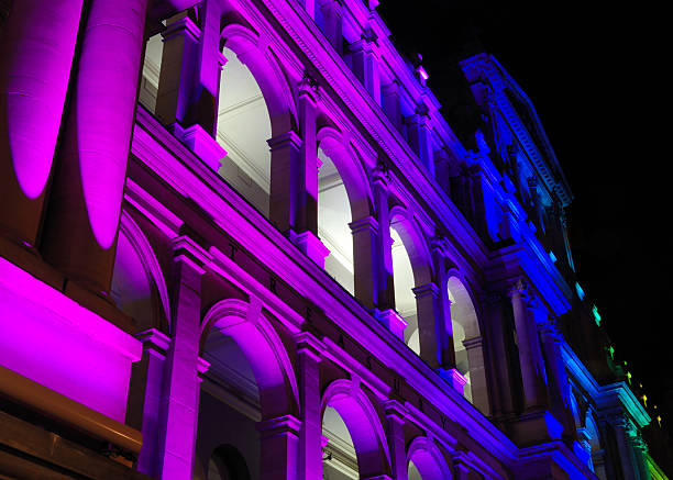 istock Illuminated Treasury Building in Brisbane 118551311