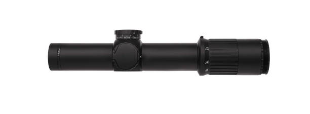 istock Modern optical sight for sniper and hunting rifles isolated on a white background. 1185532529