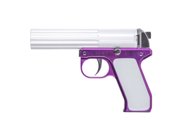 istock Signal flare gun isolated on white background. 1185532536
