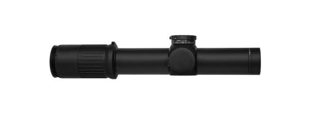 istock Modern optical sight for sniper and hunting rifles isolated on a white background. 1185532543