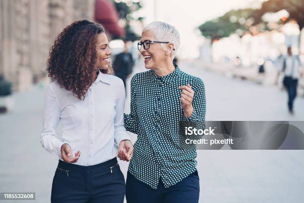 Business And Friendship Stock Photo - Download Image Now - Friendship, Mixed Age Range, Women
