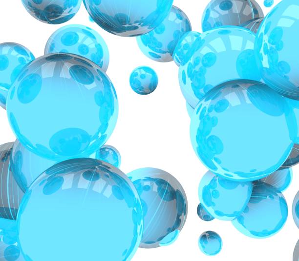 istock Large group of orbs or spheres. 1185549613