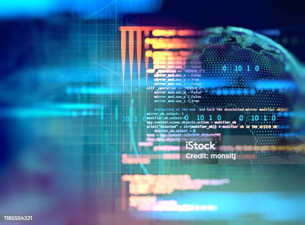 Programming Code Abstract Technology Background Of Software Developer ...