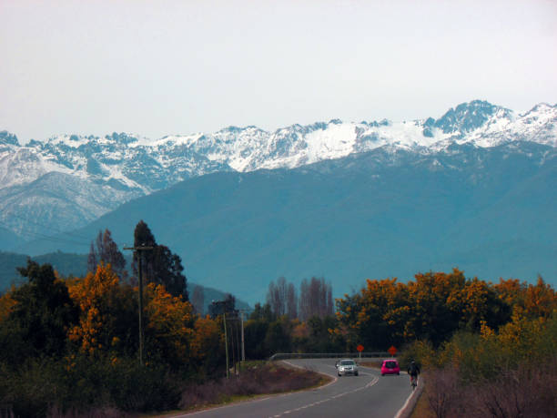 Introduction to the mountain environment in the city of Linares, Maule region, Chile