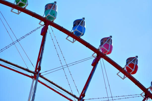 istock Ferris wheel and beautiful blue sky 1185559388
