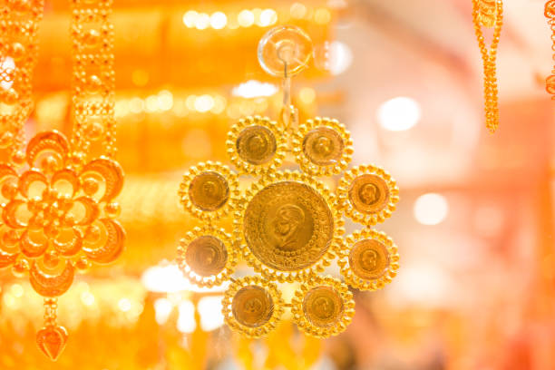 istock Turkish Gold Coins in view 1185565440