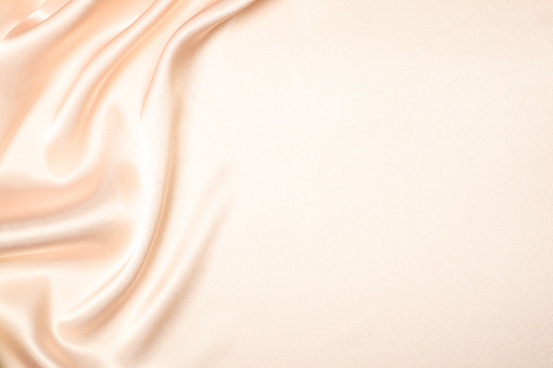 Pink Silk Wavy Texture Background.
