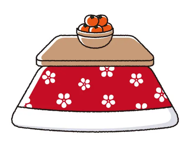 Vector illustration of Kotatsu