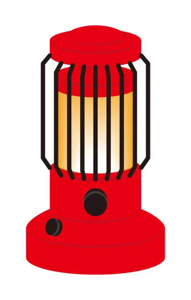 Vector illustration of heater