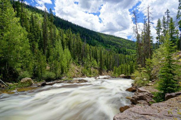 istock Provo river along the Mirror Lake Scenic Byway 1185583766