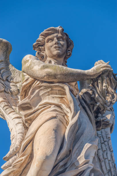 istock Statues on the bridge of St. Angel. 1185586612
