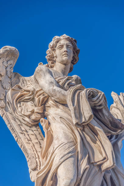 istock Statues on the bridge of St. Angel. 1185586625