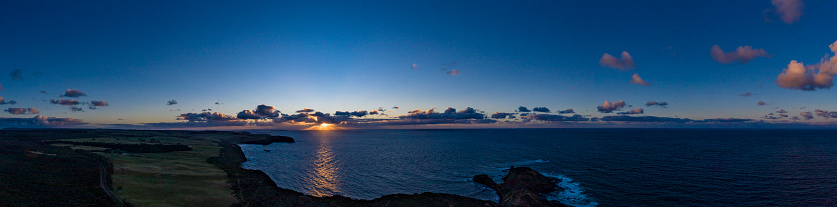 Cape Schanck lighthouse sunrise and panoramic