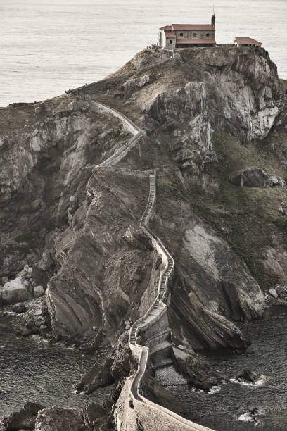 istock Sunset dramatic coastline in Spain. San Juan de Gaztelugatxe 1185592623
