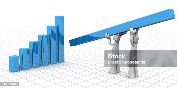 Trabalho De Equipa De Conceito De Crescimento E Sucesso Financeiro - Fotografias de stock e mais imagens de Aspiração