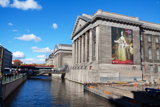 Landmark and unesco heritage Pergamon Museum Berlin stock photo