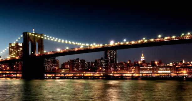 istock Skyline and Brooklyn Bridge, Lower Manhattan, NYC. 1185595660