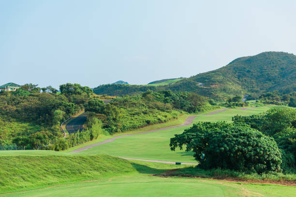 istock Golf field in evening, Fall, Sai Kung, Hong Kong 1185604094